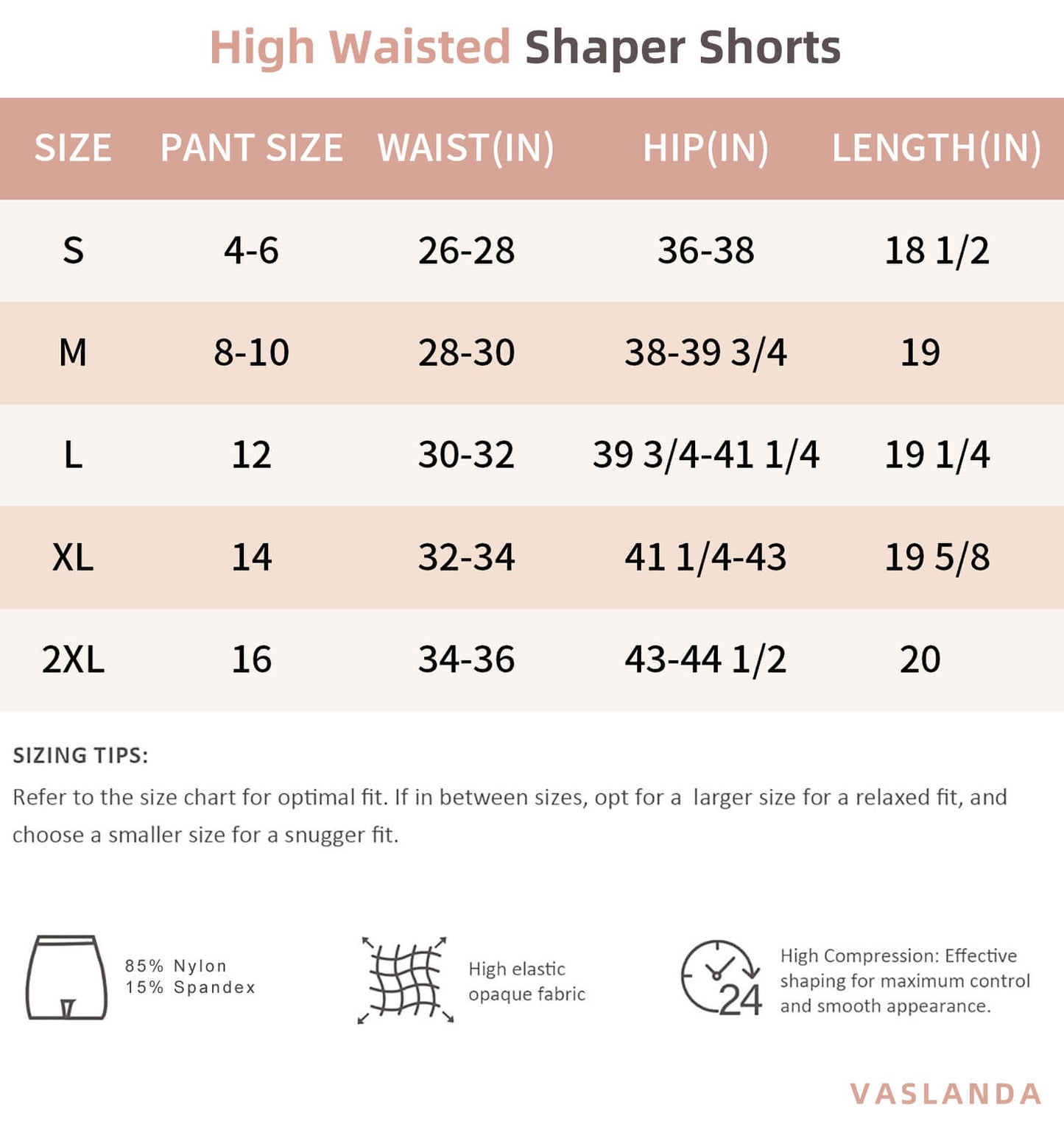 High-Waisted Tummy Control Shapewear Shorts - 2 Pack Body Shaper for Thigh Slimming