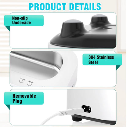 Ultrasonic Jewelry Cleaner - 12Oz 48Khz for Sparkling Rings, Glasses & Jewelry