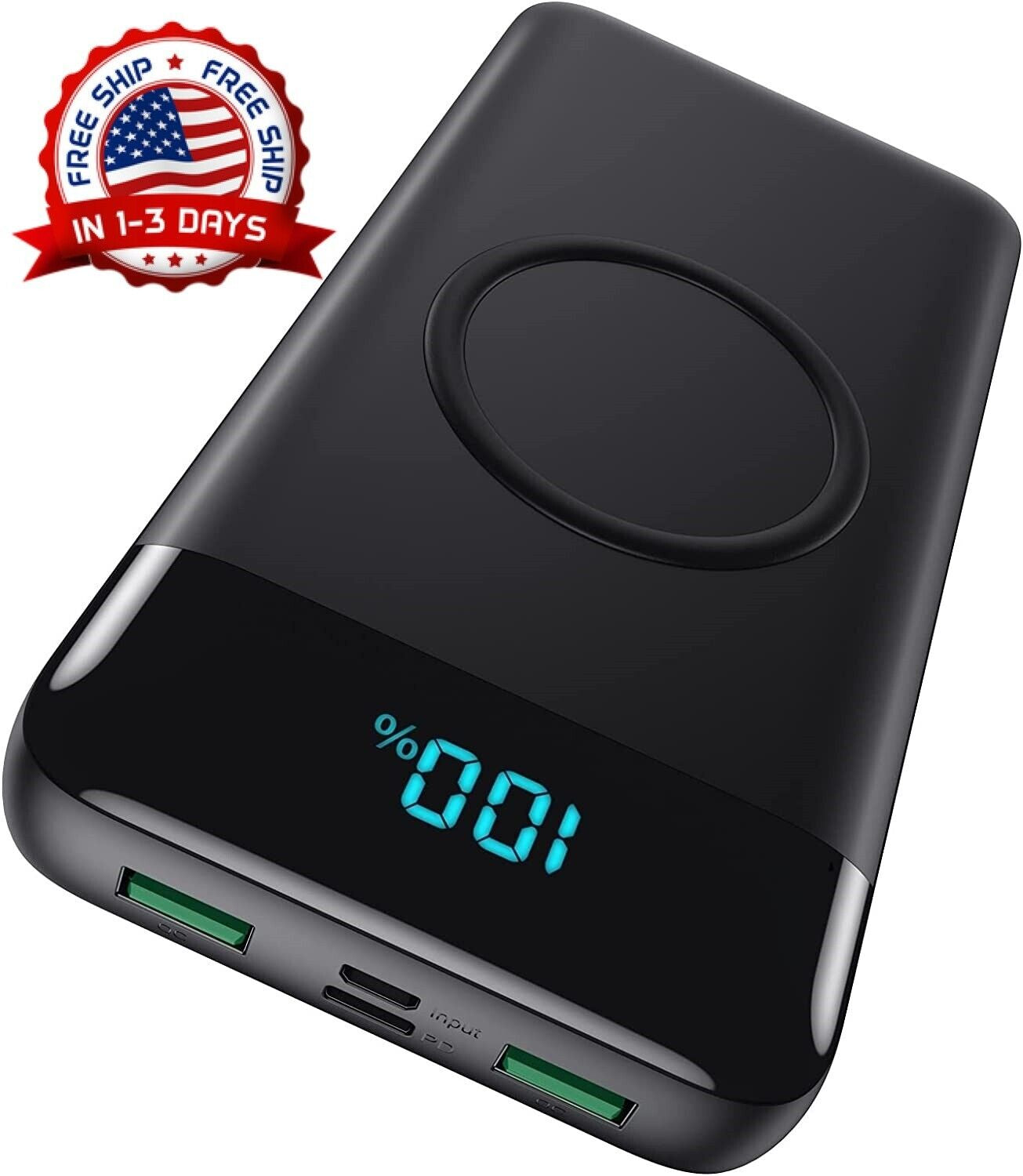 Cargador Portatil Para Celular Iphone Lg Xiaomi ,Bateria Externa Movil 30800Mah