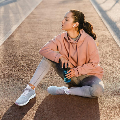 Women'S Running Sneakers Tennis Shoes - Slip on Walking Casual Breathable Air Cushion Fashion Lightweight Shoes for Women Purple