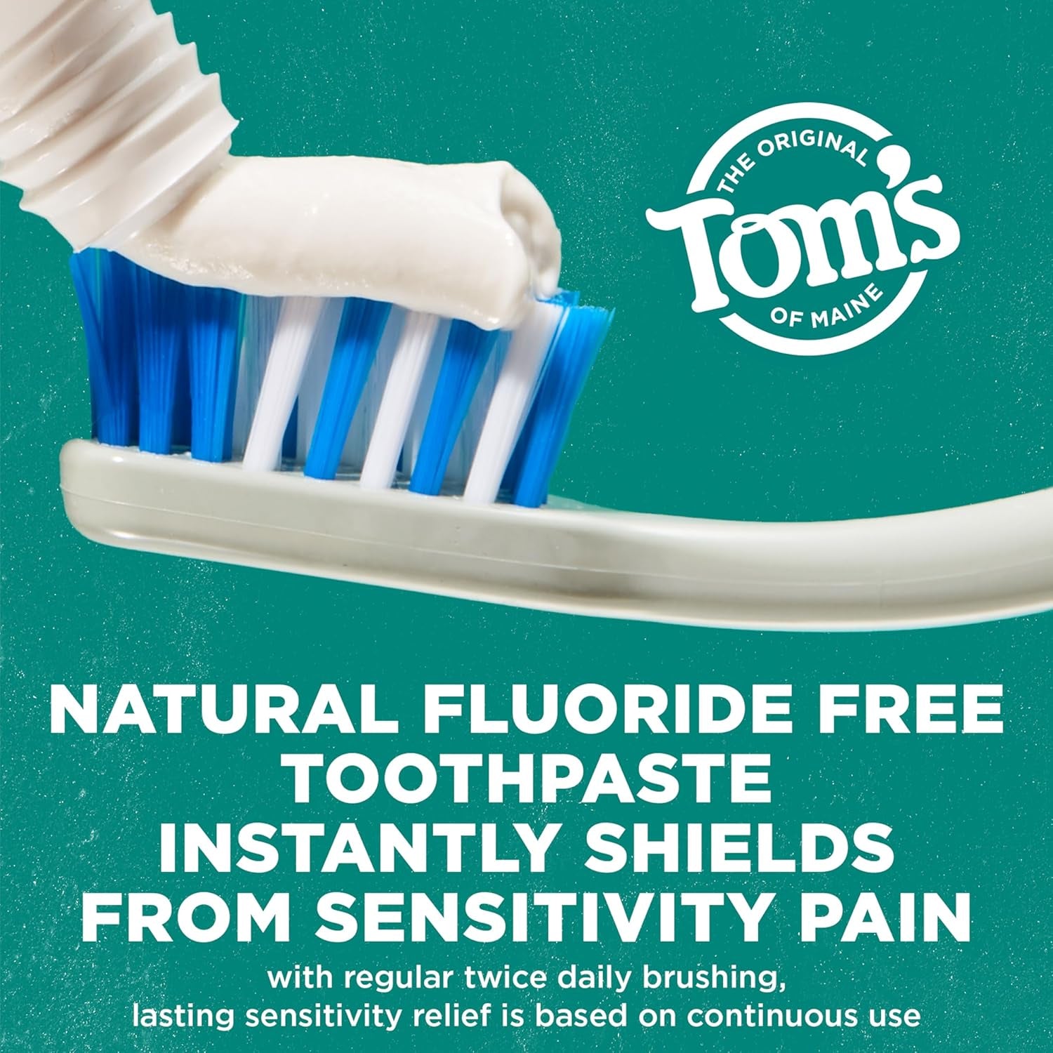 Fluoride-Free Rapid Relief Sensitive Toothpaste, Fresh Mint, 4 oz, Pack of 3 (Packaging May Vary)