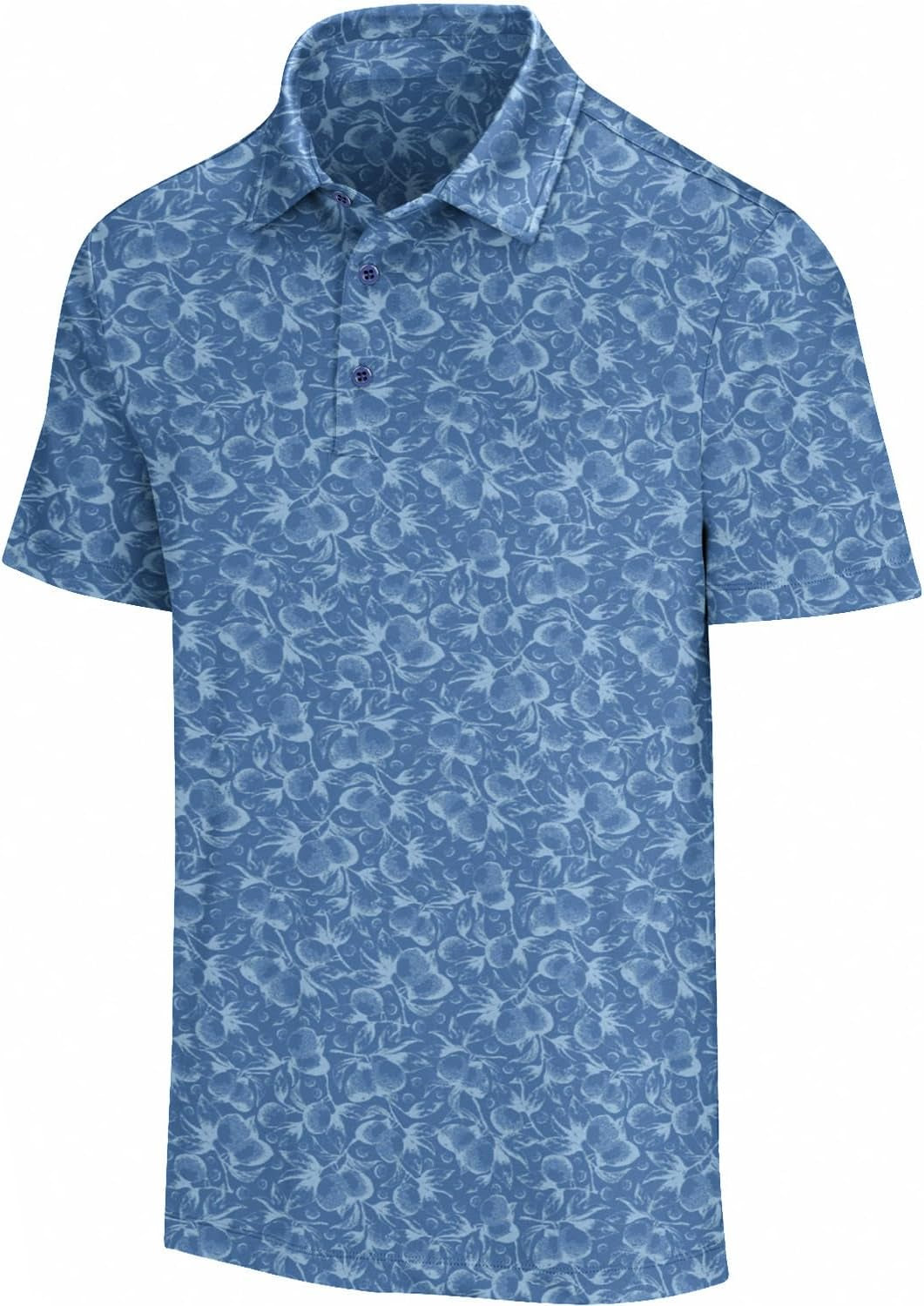 Men's Quick Dry Moisture-Wicking Short-Sleeve Golf Polo Shirt