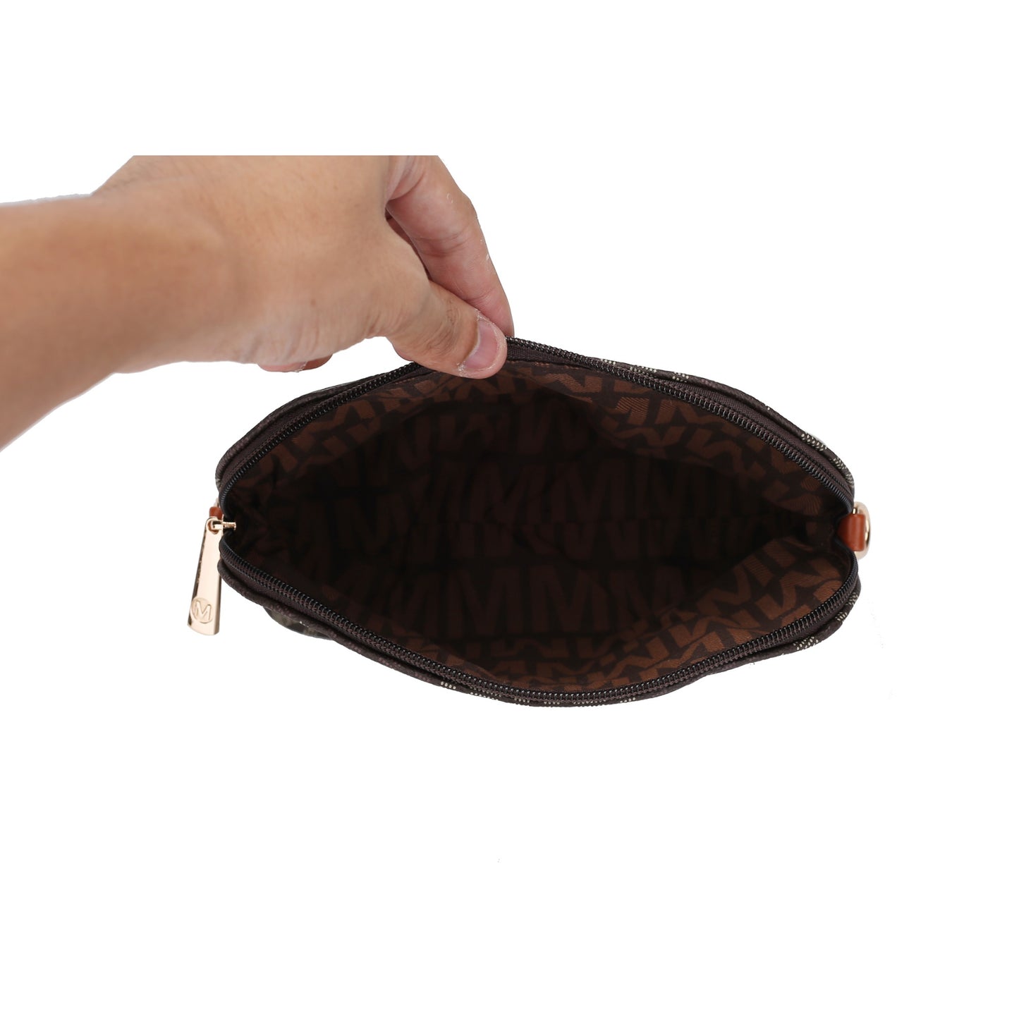 Alexy 4-Piece Women's Tote Bag Set - Stylish Tan Handbag with Pouch Purse & Wristlet Wallet