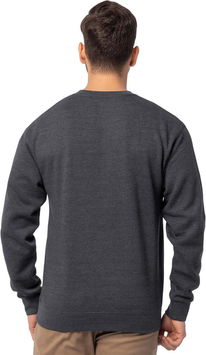Men's Eversoft Fleece Crewneck Sweatshirts - Moisture-Wicking and Breathable, Available in Sizes S-4X