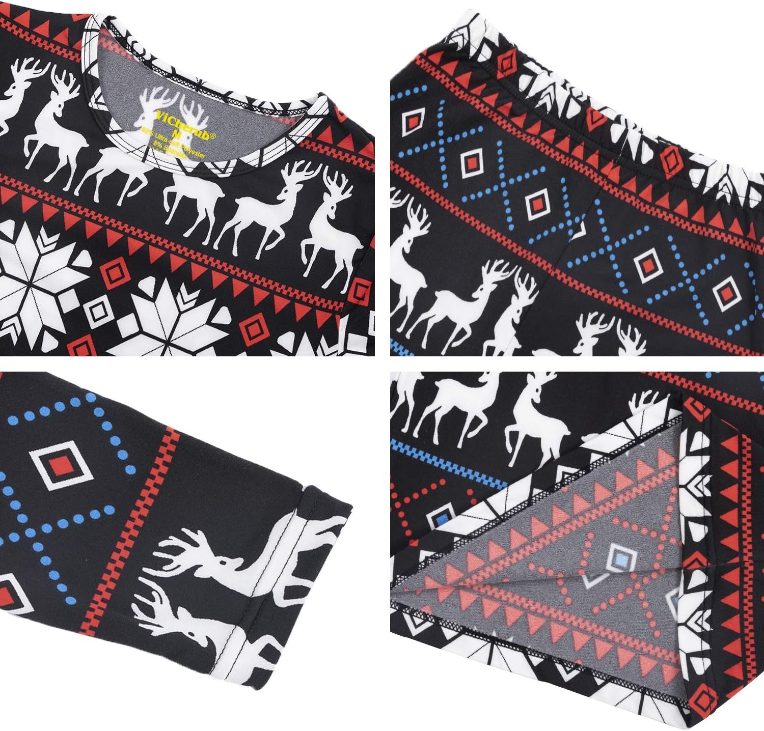 Women's Thermal Fleece-Lined Underwear Set - Long Johns Base Layer for Cold Weather