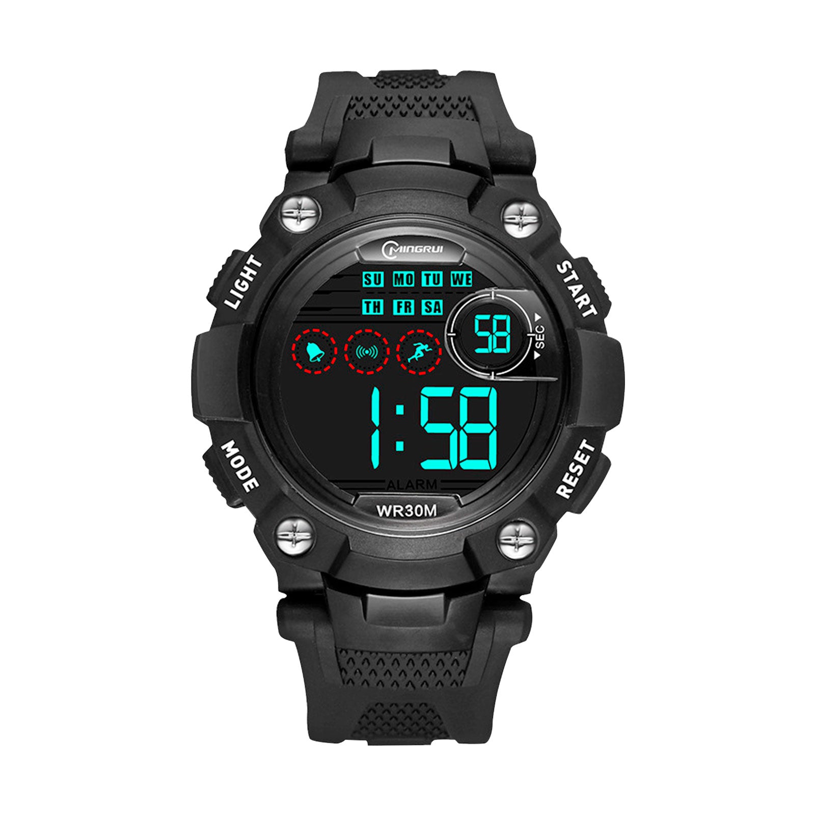 Kids LED Digital Electronic Watch Waterproof Children Boy Girl Sports Wristwatch