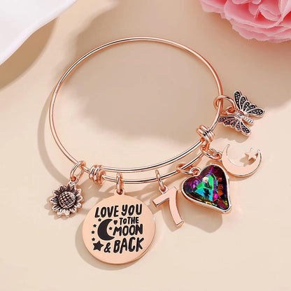 Elegant Charm Bracelets for Women's Milestone Birthdays - Thoughtful Gifts for Daughters, Sisters, Friends, Teens, Mothers, and Grandmothers