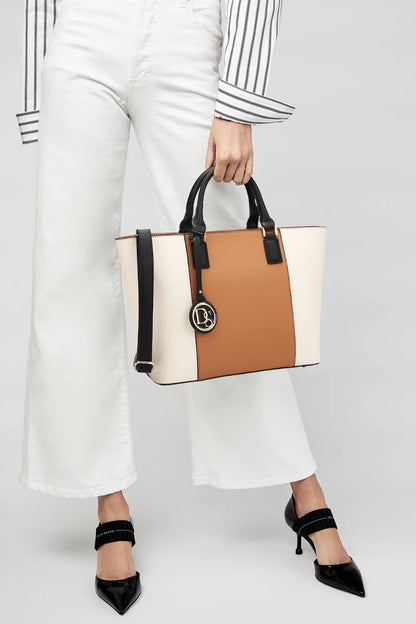 Women's Stylish Large Tote Shoulder Bag - Versatile Satchel for Work and Everyday Use