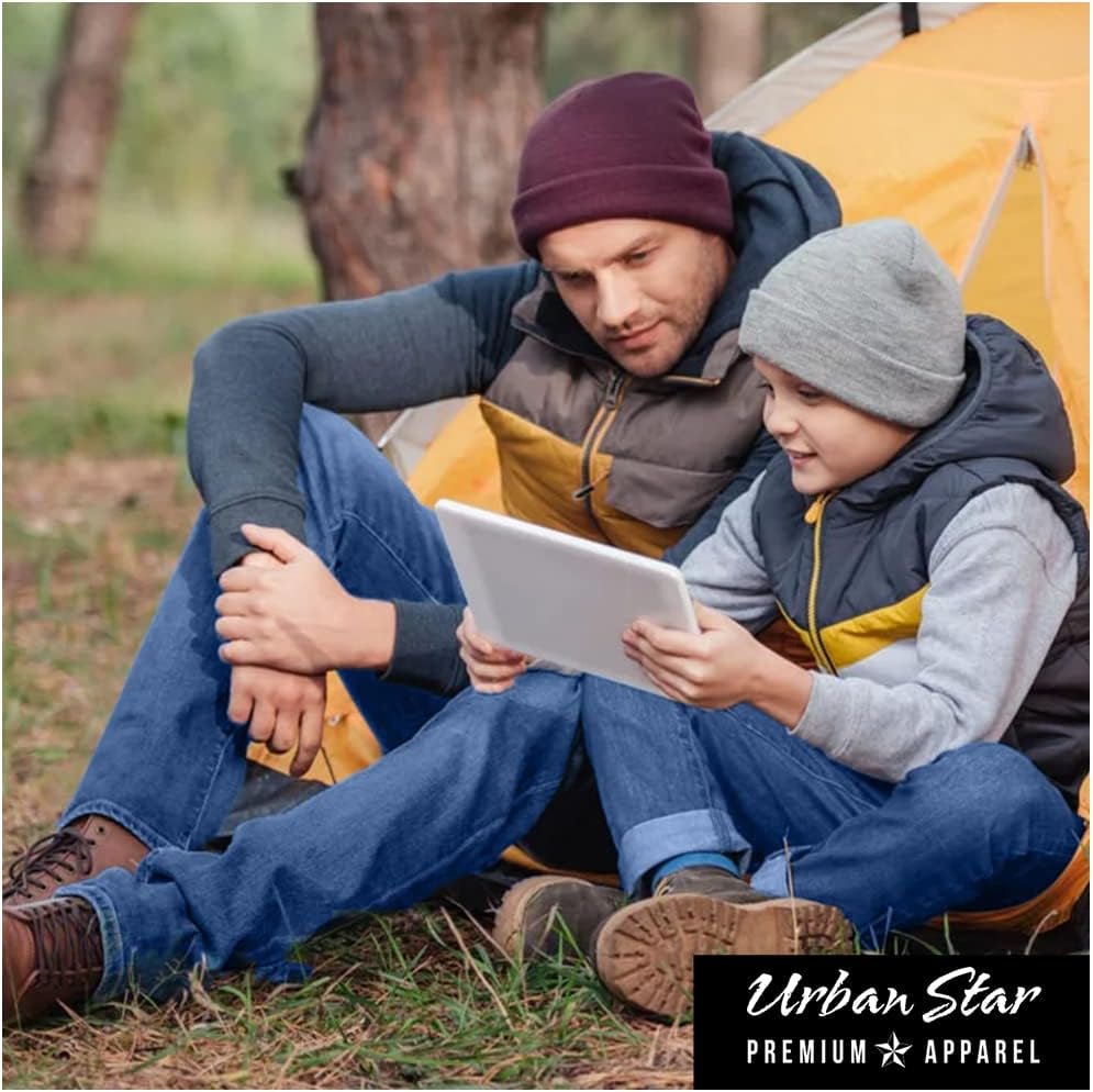 Men's Relaxed Fit Straight Leg Stretch Jeans - Ultimate Comfort Superflex Pants