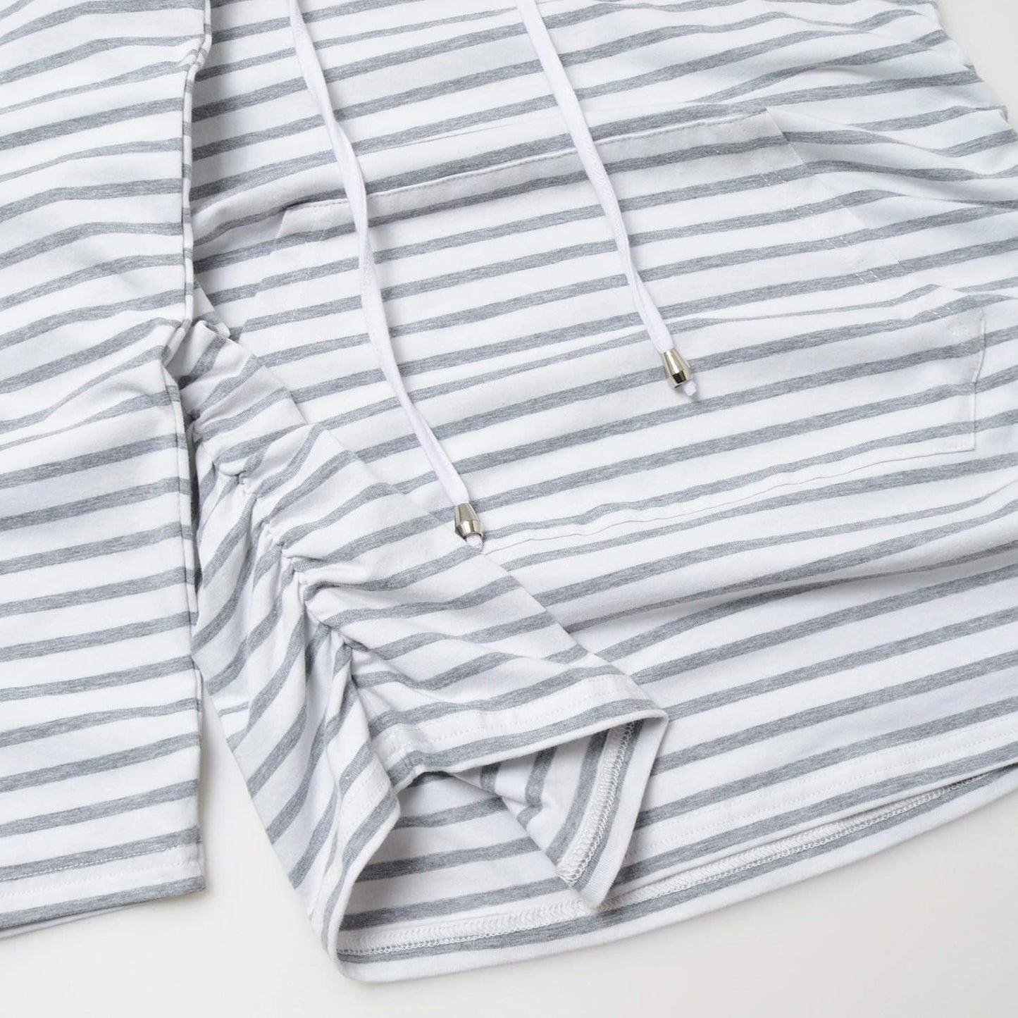 Women's Maternity Long Sleeve Hoodie - Casual Pregnancy Sweatshirt