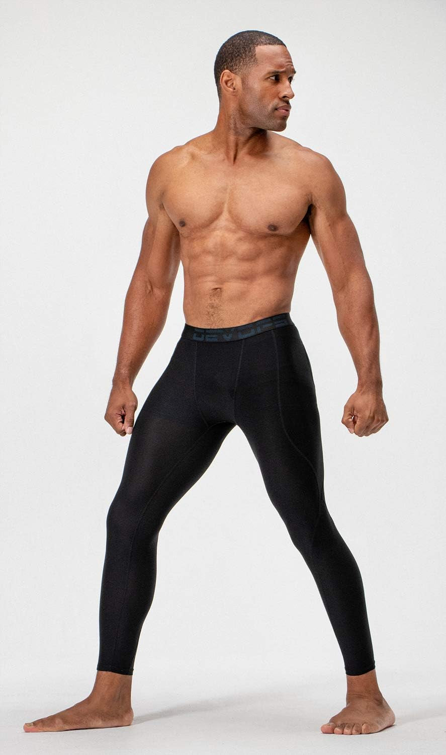Men's Compression Athletic Leggings - Available in 2 or 3 Pack with Optional Pocket