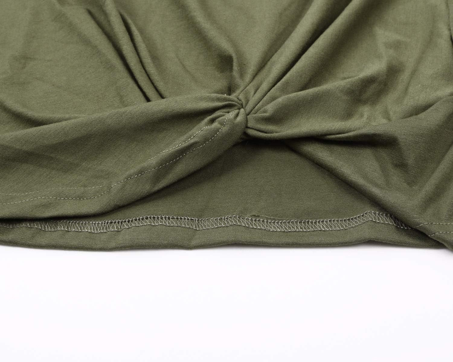 Girls' Casual Knot Front Long Sleeve Tunic Blouse T-Shirt, Sizes 4-13