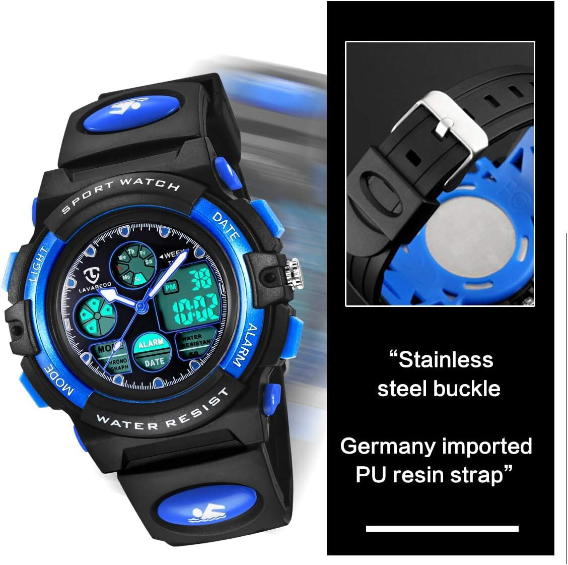 Kids Watch, Boys Watches Ages 5-15, Analog Digital Watch for Kids Watch Boys Gir