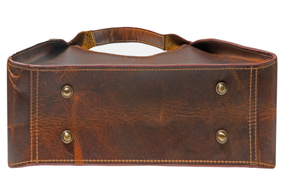 Luxurious Genuine Leather Travel Handbag - Stylish Designer Shoulder Tote for Women