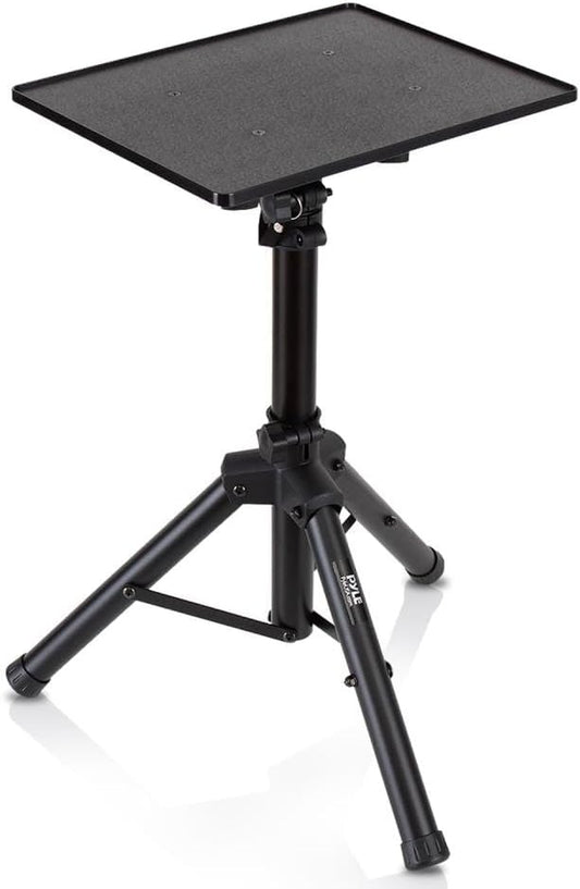 -PRO Universal Laptop Projector Tripod Stand - Computer, Book, DJ Equipment Hold