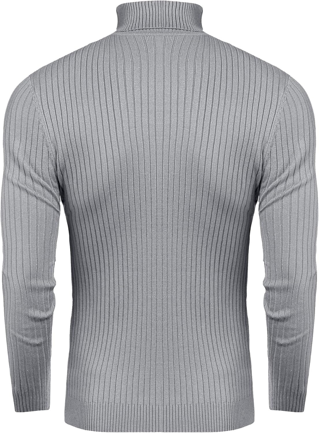 Men's Slim Fit Cable Knit Turtleneck Thermal Sweater