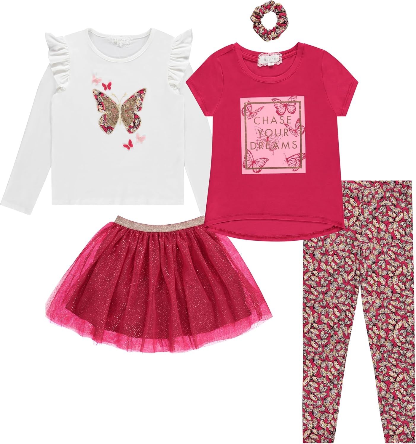 Girls' 5-Piece Mix and Match Clothing and Accessory Set