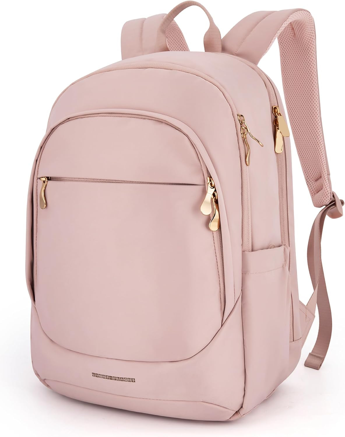 Women's College Laptop Backpack - 15.6 Inch Travel Computer Bag for Work and School - Casual Pink Bookbag - Ideal Gift for Women