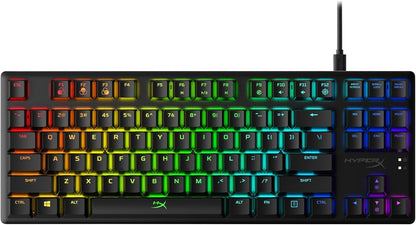 Alloy Origins Core Tenkeyless Mechanical Gaming Keyboard with RGB LED Backlighting, Customizable Software Controls, and Linear  Red Switches - Black