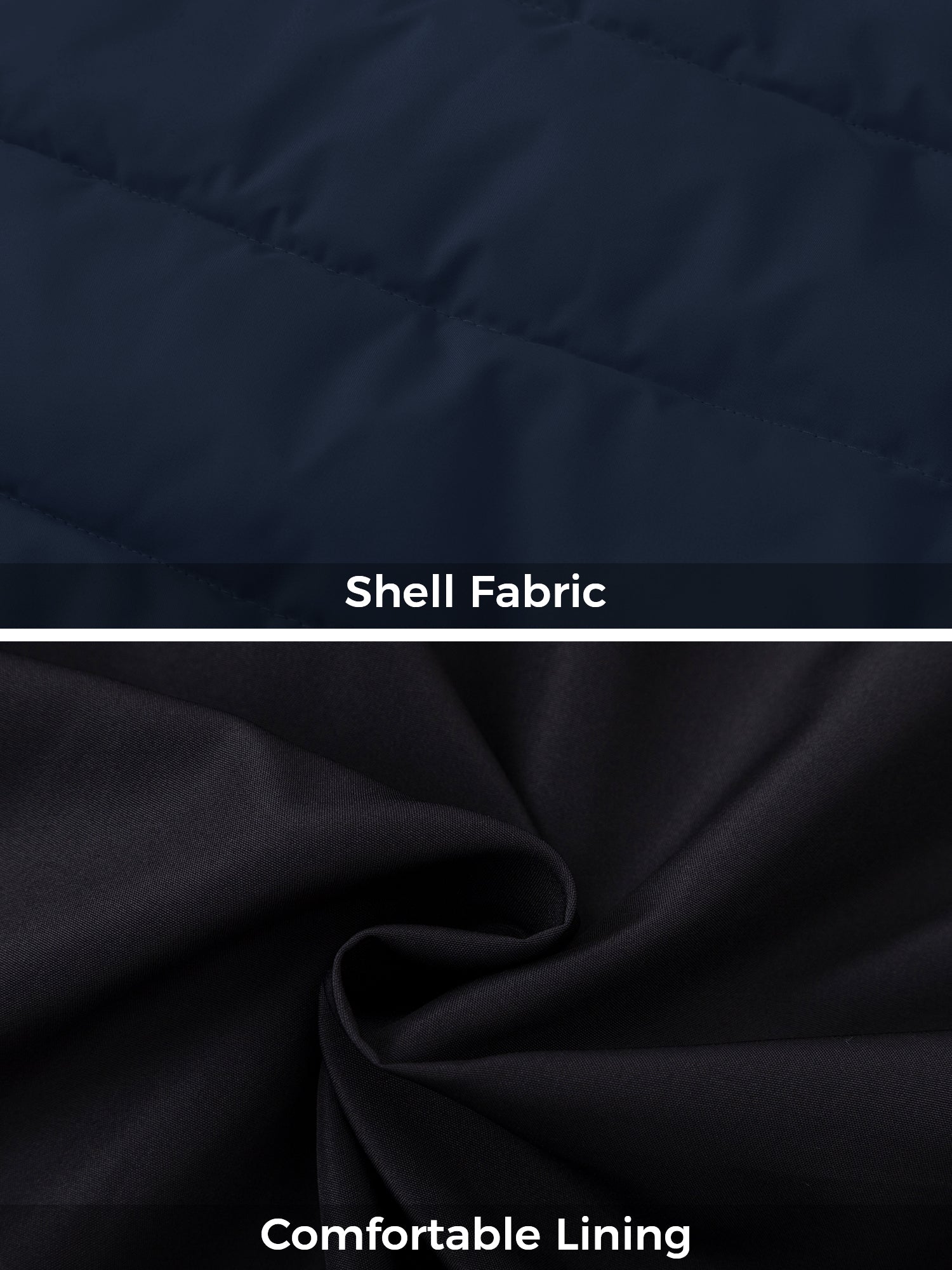 Stylish  Women's Plus Size Waterproof Quilted Puffer Coat - Perfect for Snowy Days, Navy XL