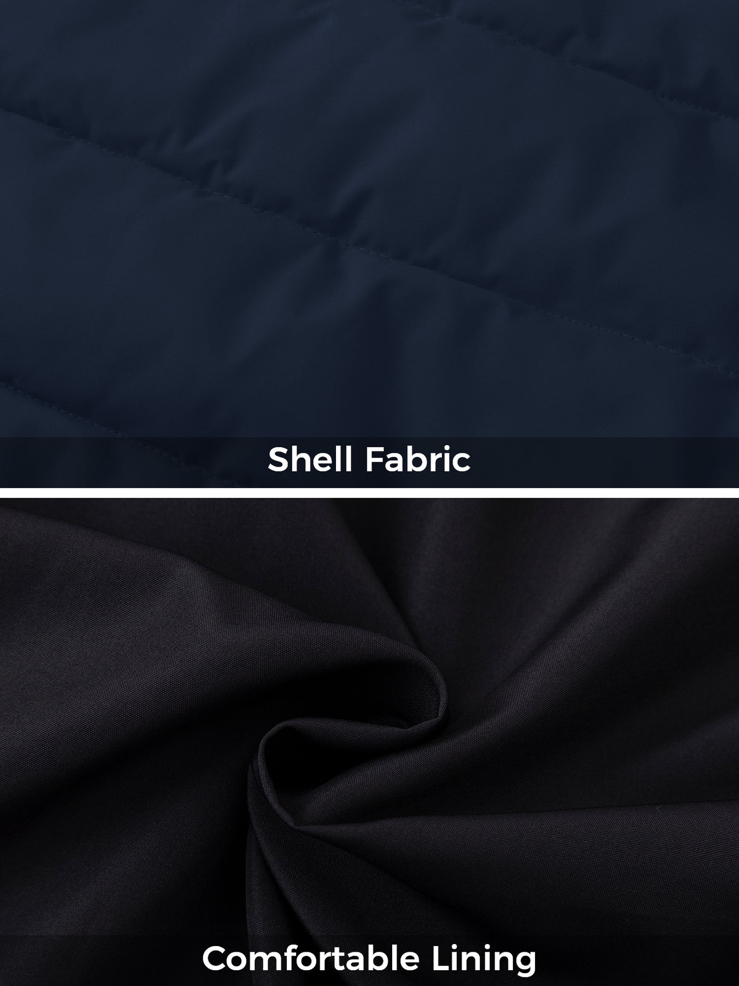 Stylish  Women's Plus Size Waterproof Quilted Puffer Coat - Perfect for Snowy Days, Navy XL