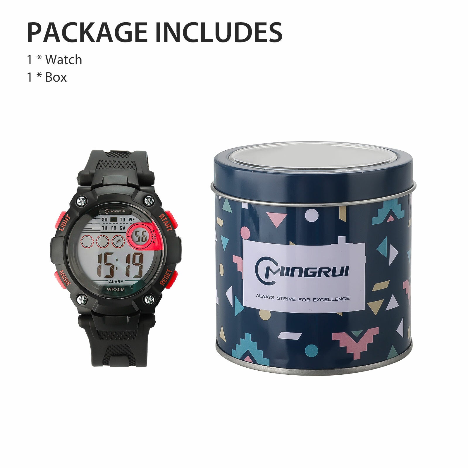 Kids LED Digital Electronic Watch Waterproof Children Boy Girl Sports Wristwatch