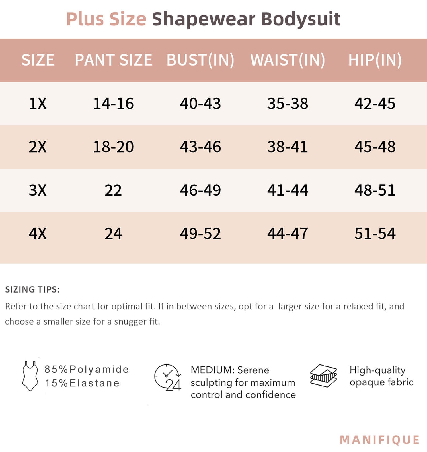 Sculpt Your Silhouette with  Plus Size Tummy Control Bodysuit - Shapewear with Square Neck Design for Women