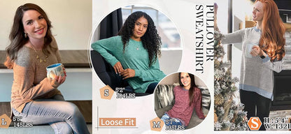 Stylish Color Block Long Sleeve Sweatshirt for Women - Side Split Tunic Top