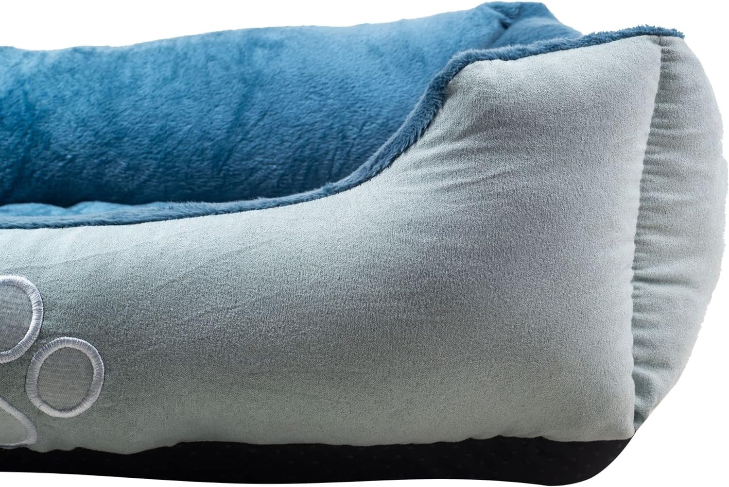 Orthopedic Rectangle Bolster Pet Bed for Dogs, Medium 25x21 Inches, Blue with Orthopedic Insert by  (HCT-ORT-BLUE)