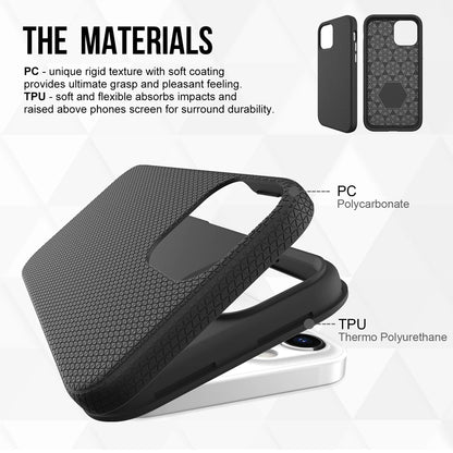 Dual Layer Heavy Duty Protective Phone Case for iPhone 17 Air 11 12 13 14 15 16 Pro Max Plus Shockproof Hard Back Cover