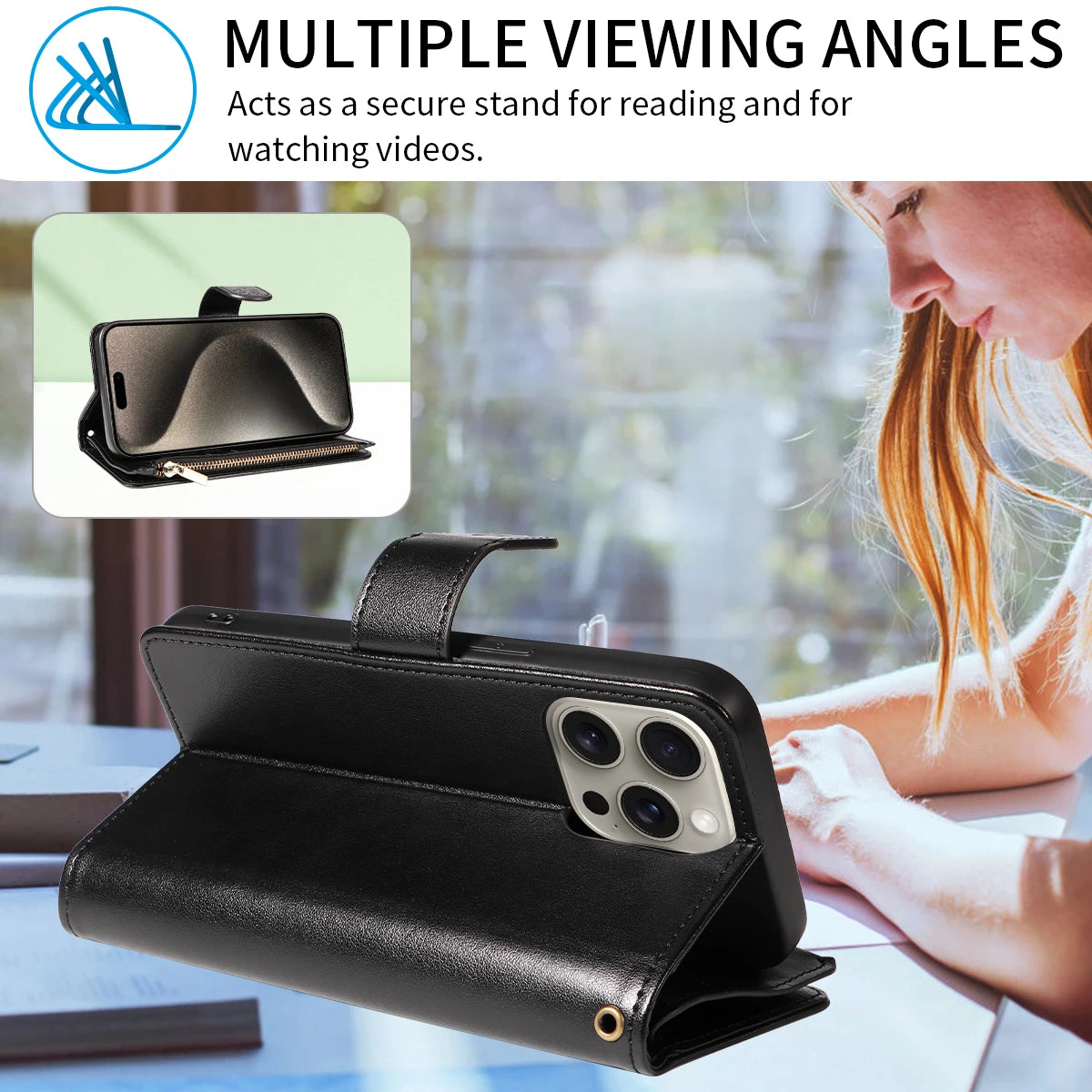 Fashionable Embossed Zipper Phone Case for Iphone 17Air 17 Pro Max17 Pro 17 PU Leather Anti-drop Anti-scratch Wallet-style Cover