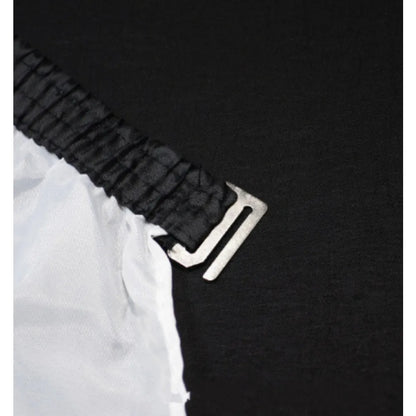 Black Waterproof Hairdressing Coat Gown Haircut Cloth for Barbershop Stylists Professional Hairdress Cape