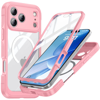 Brand new color magnetic shockproof and dustproof transparent phone case - Compatible with iPhone 17/17 Air/17 Pro/17 Pro Max