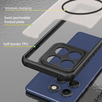 Luxury Matte Shockproof Magsafe Magnetic Case For iPhone 17 Air 17Pro 17 Pro Max Wireless Charging Shockproof Hard Back Cover