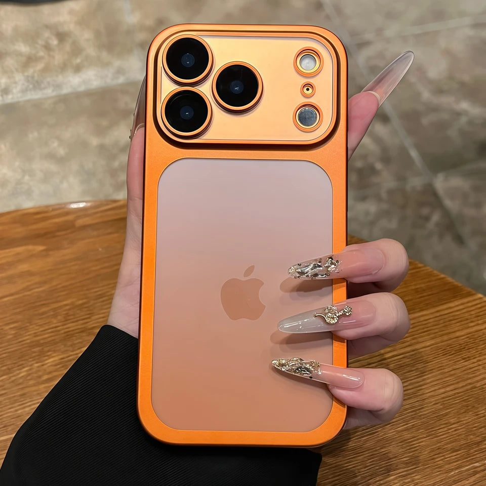 Official Ultra-thin Phone Case for iPhone 17 Air 16E 14 15 16 13 Pro Max Plus 16Pro 17Pro Max Matte Shockproof Protector Cover