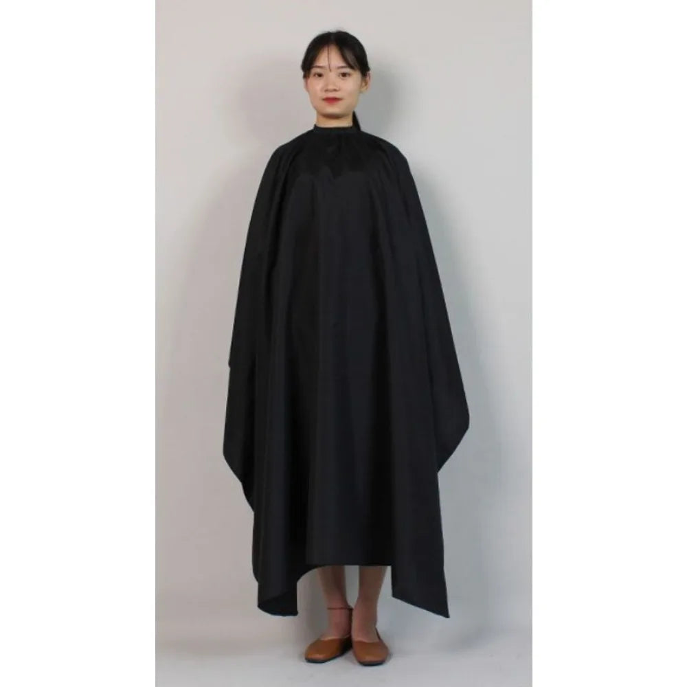 Black Waterproof Hairdressing Coat Gown Haircut Cloth for Barbershop Stylists Professional Hairdress Cape