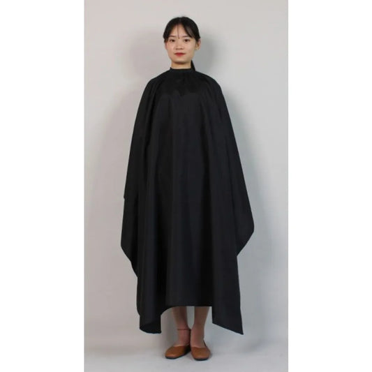 Black Waterproof Hairdressing Coat Gown Haircut Cloth for Barbershop Stylists Professional Hairdress Cape