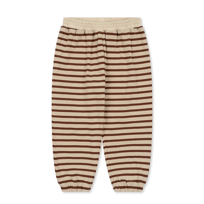 KS AW Kids Clothing Baby Boys Coat Embroidery Towel Cloth Zipper Jacket Pants Suits Girls Stripe Long Sleeve T Shirts Trousers