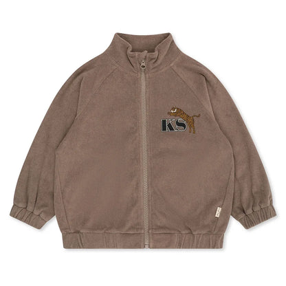 KS AW Kids Clothing Baby Boys Coat Embroidery Towel Cloth Zipper Jacket Pants Suits Girls Stripe Long Sleeve T Shirts Trousers