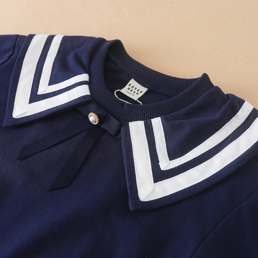 Kids Clothes Girls Tee Tops Long Sleeves Shirts Spring Autumn School Children Hoodies Sweatshirt Clothing