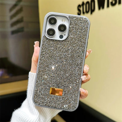 Luxury Shiny Diamond Phone Case For iPhone 17 16 15 14 Pro Max Plus 17Air 16E 13 12 11 Star Diamond Soft Rubber Protective Cover