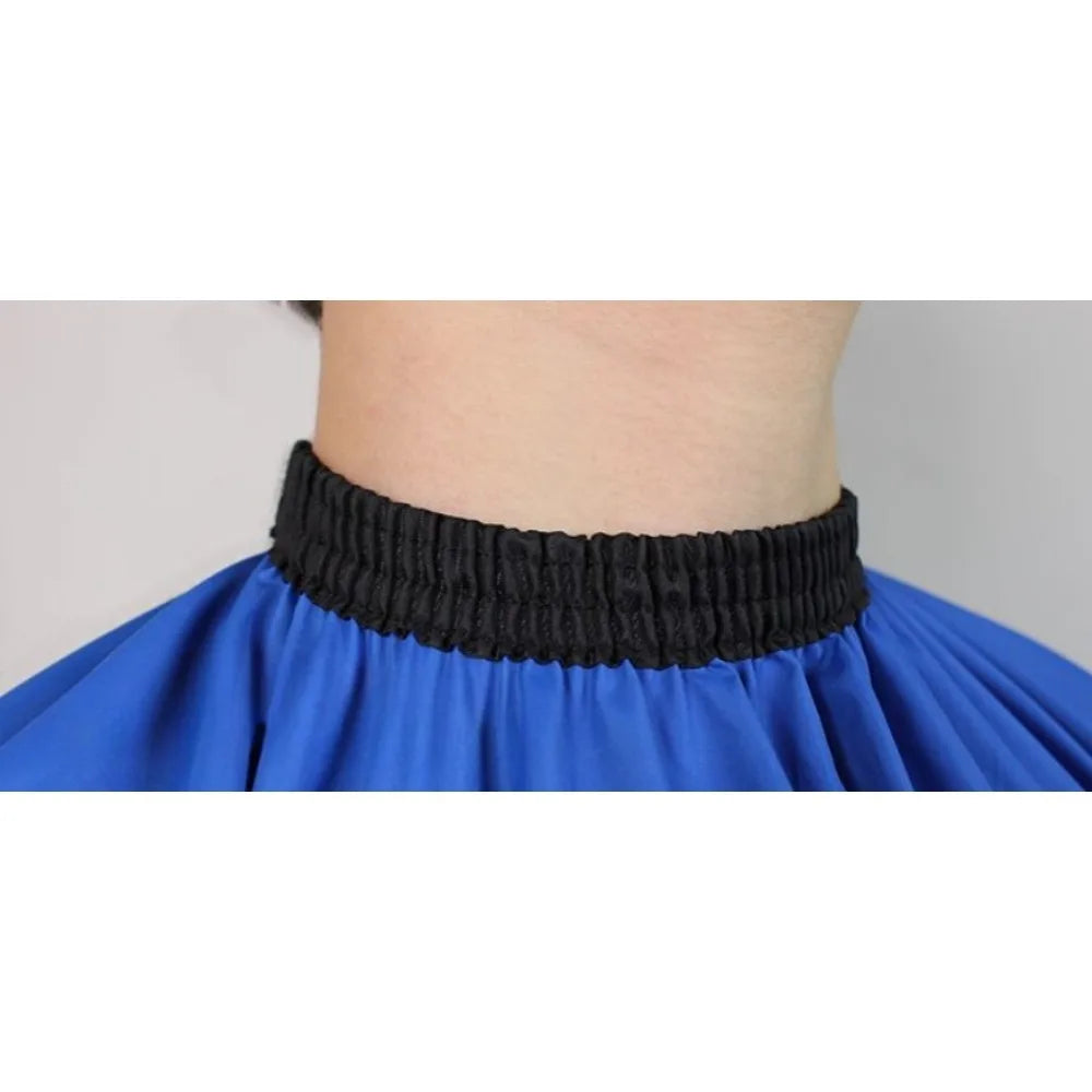 Black Waterproof Hairdressing Coat Gown Haircut Cloth for Barbershop Stylists Professional Hairdress Cape