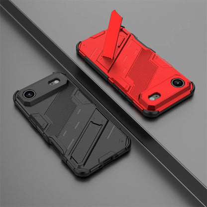 Shockproof Phone Case For iPhone 17 Air Phone Holder Armor PC Full Cover Back Case iPhone17 Pro Max Cover For iPhone 17 Air Case