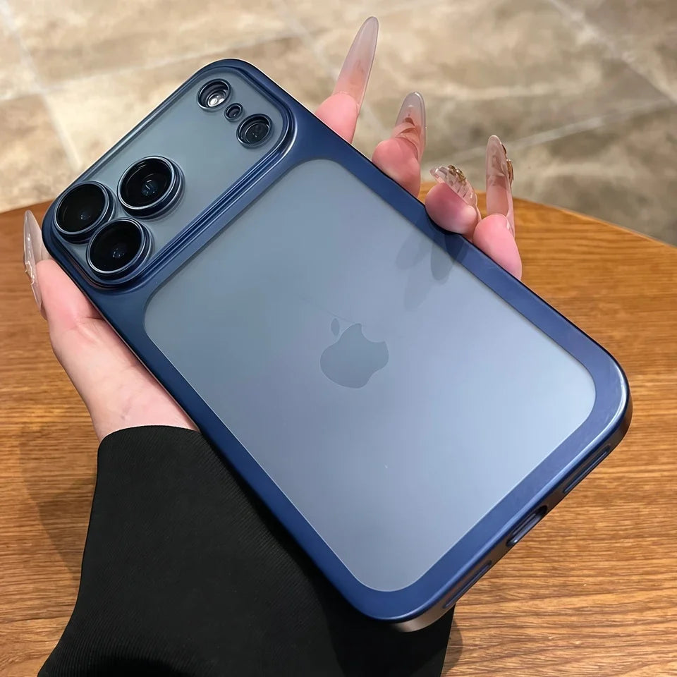 Official Ultra-thin Phone Case for iPhone 17 Air 16E 14 15 16 13 Pro Max Plus 16Pro 17Pro Max Matte Shockproof Protector Cover