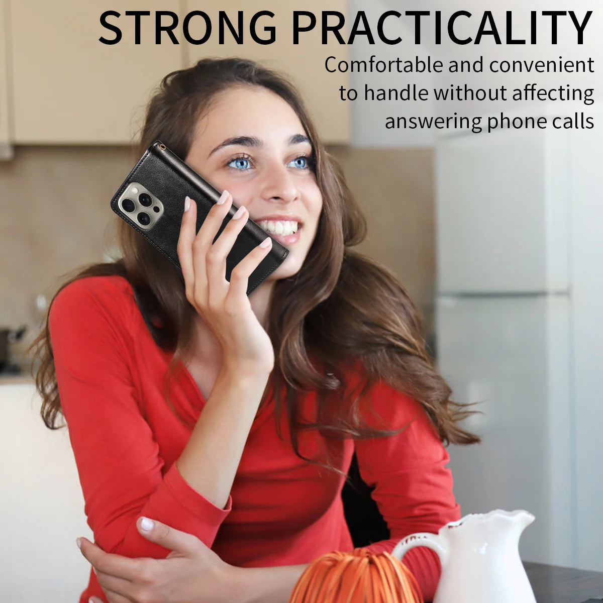 Fashionable Embossed Zipper Phone Case for Iphone 17Air 17 Pro Max17 Pro 17 PU Leather Anti-drop Anti-scratch Wallet-style Cover