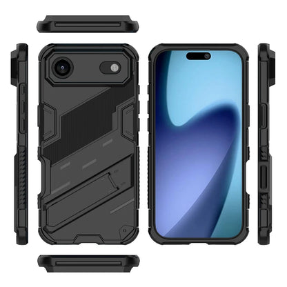 Shockproof Phone Case For iPhone 17 Air Phone Holder Armor PC Full Cover Back Case iPhone17 Pro Max Cover For iPhone 17 Air Case