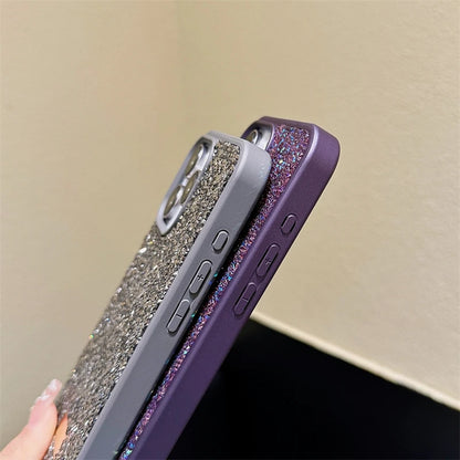 Luxury Shiny Diamond Phone Case For iPhone 17 16 15 14 Pro Max Plus 17Air 16E 13 12 11 Star Diamond Soft Rubber Protective Cover
