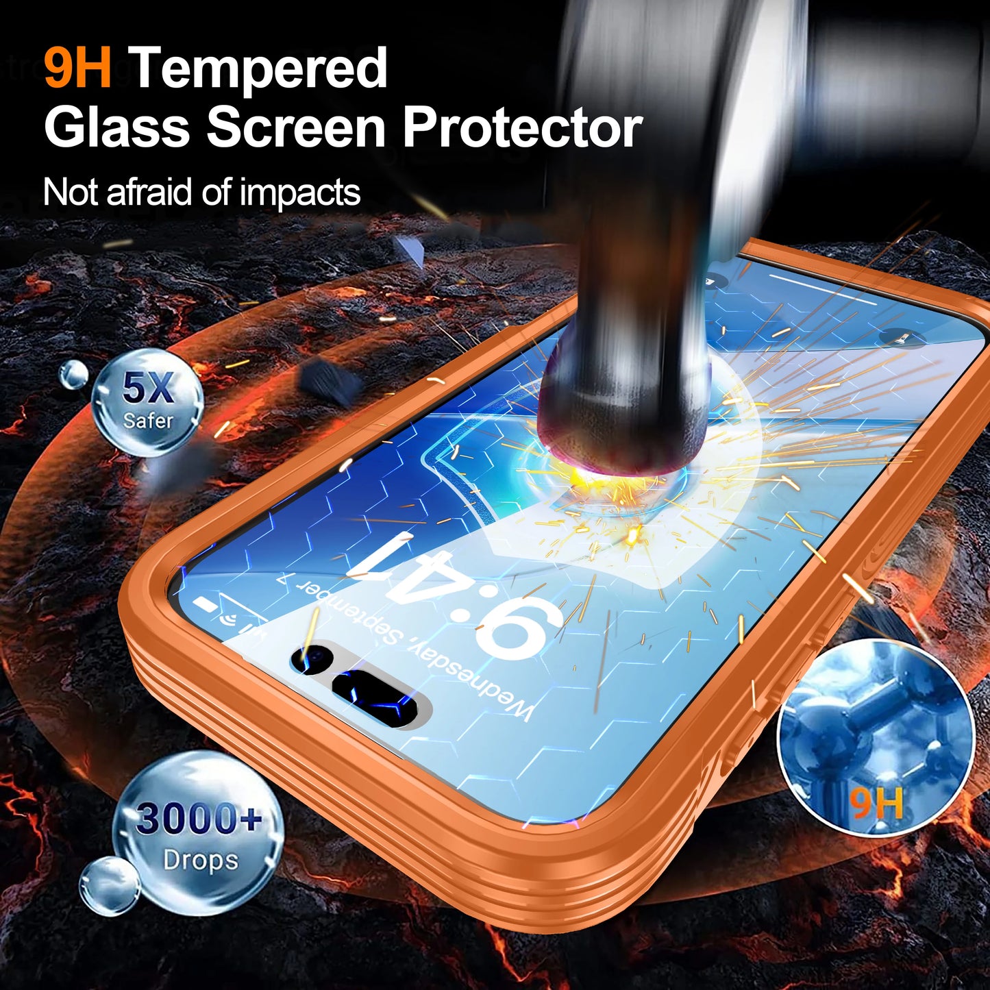 Brand new color magnetic shockproof and dustproof transparent phone case - Compatible with iPhone 17/17 Air/17 Pro/17 Pro Max