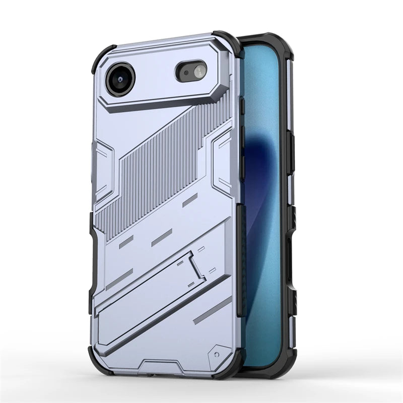 Shockproof Phone Case For iPhone 17 Air Phone Holder Armor PC Full Cover Back Case iPhone17 Pro Max Cover For iPhone 17 Air Case
