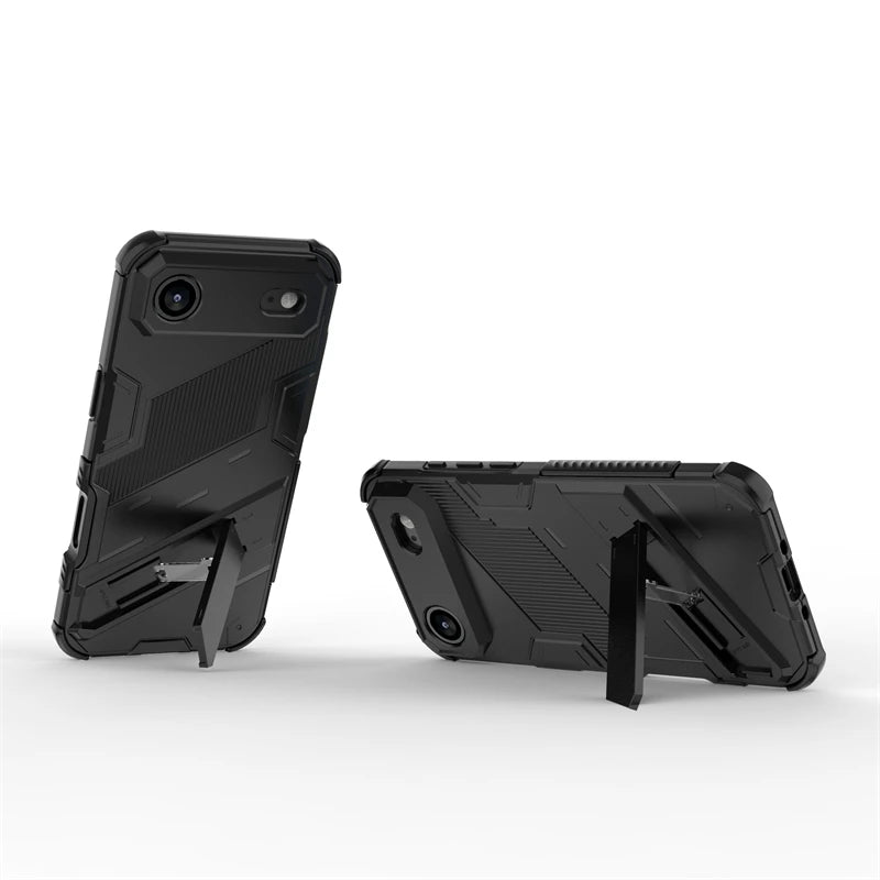 Shockproof Phone Case For iPhone 17 Air Phone Holder Armor PC Full Cover Back Case iPhone17 Pro Max Cover For iPhone 17 Air Case